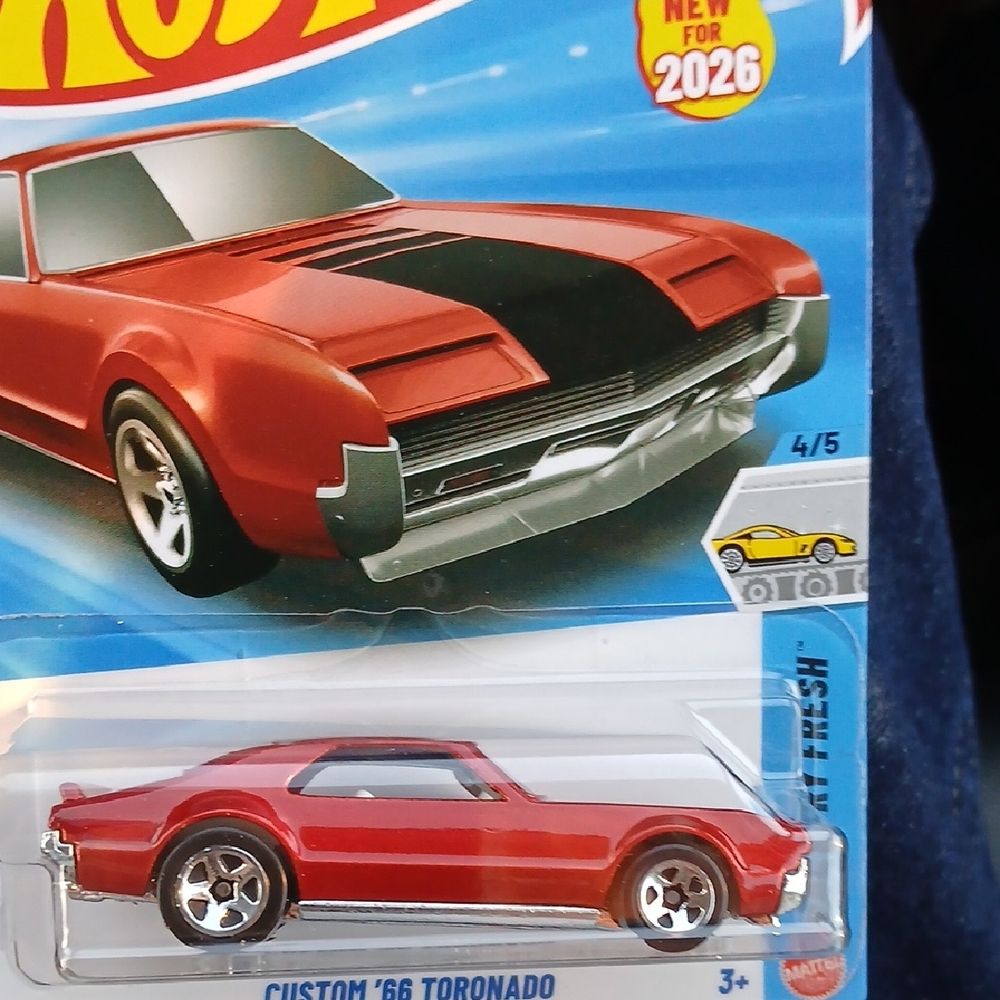 Custom '66 Toronado Red Hot Wheels Car